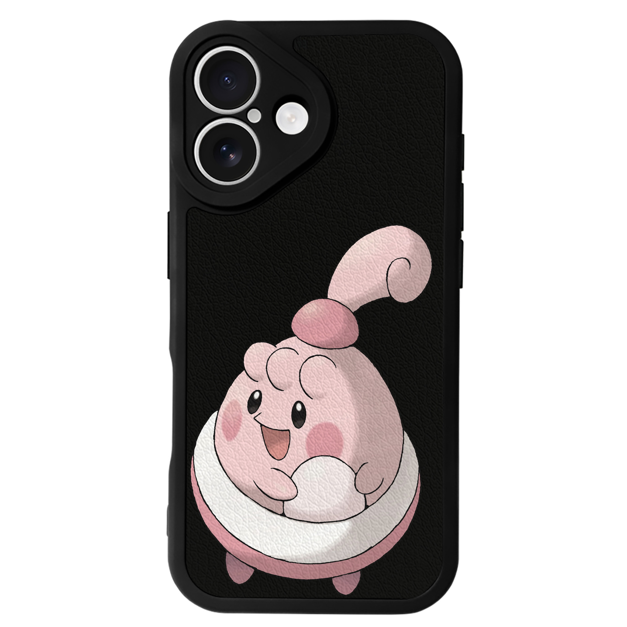 （画像用） ポケットモンスター Pokémon 【iPhone 16シリーズ対応】シリコンスマホケース（レザー調） 材質：シリコン